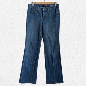 Vintage Y2K Seven7 Jeans Low Rise Flare Denim Dark Wash Preppy Size 4
